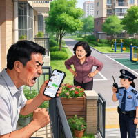 在物业建的业主群里与邻居对骂，反手起诉物业不作为
