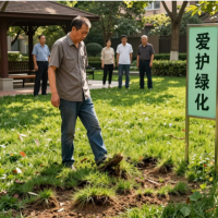 巴南区一业主擅自损坏小区绿化 被罚19000元