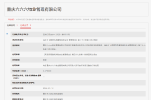重庆六六六物业公司因安排无资质人员在消防控制室值班被罚